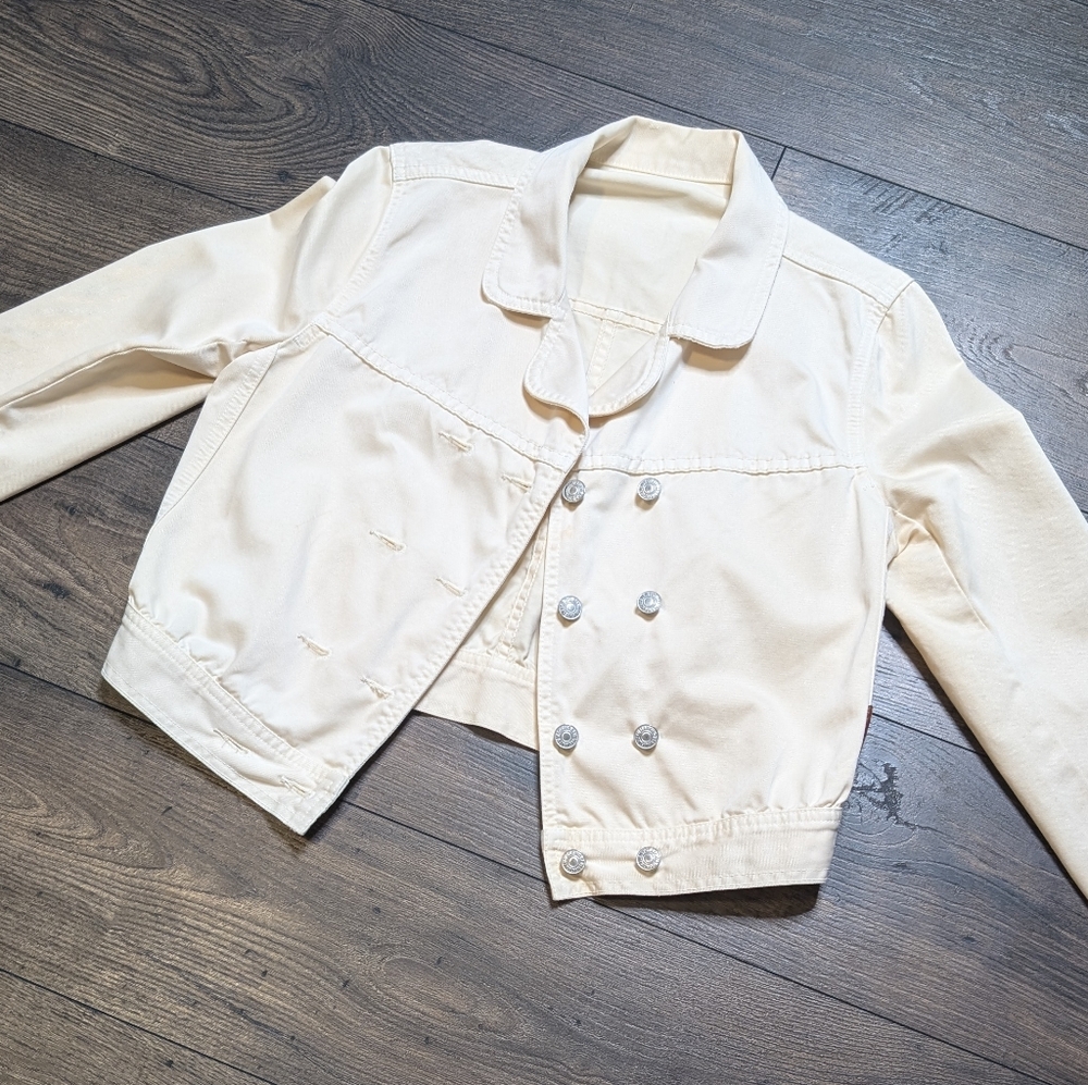 7 For All Mankind Yellow Jacket Size Large‎